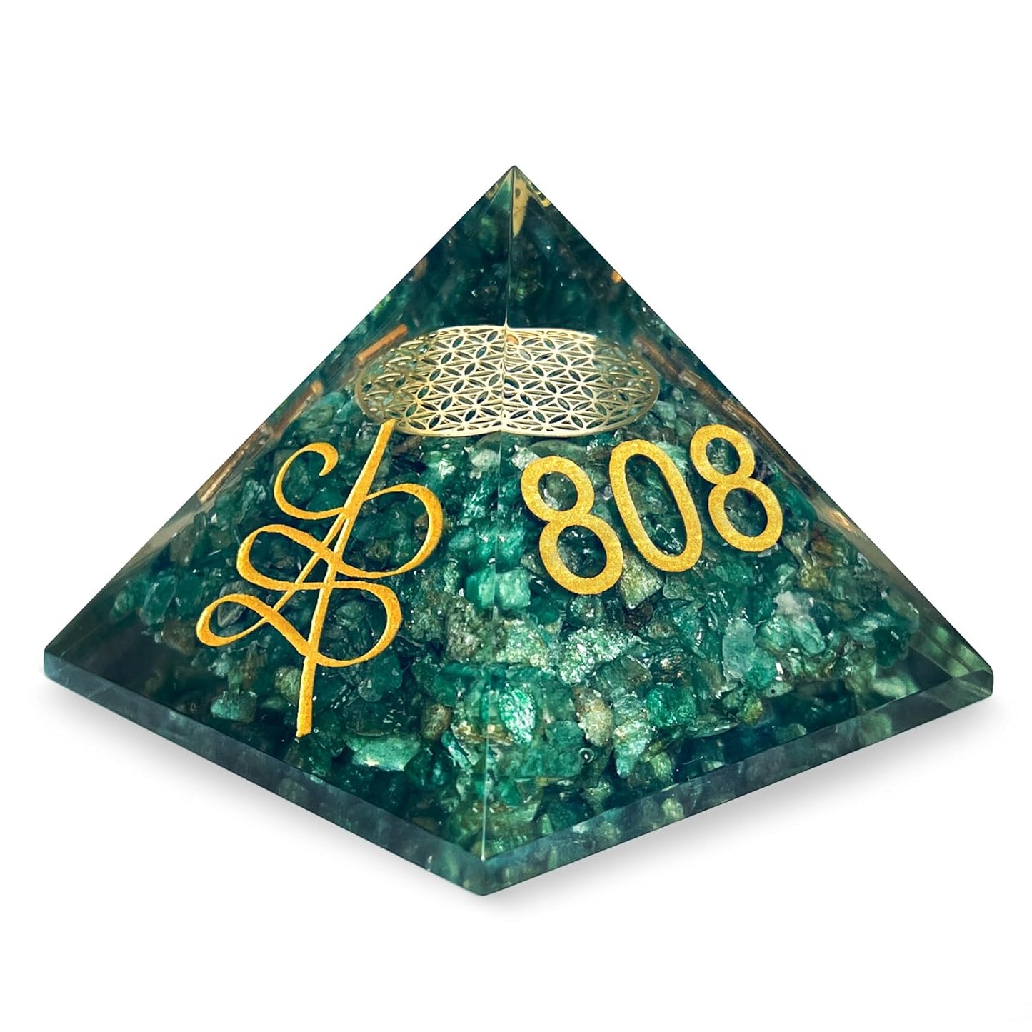 AstroTrust Green Orgonite Pyramid
