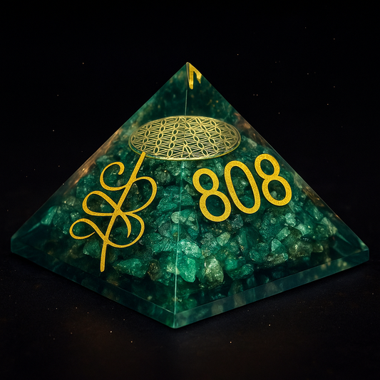 AstroTrust Green Orgonite Pyramid